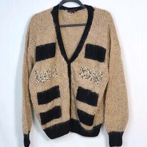 Origiknits Custom Handmade Cardigan SZ L
